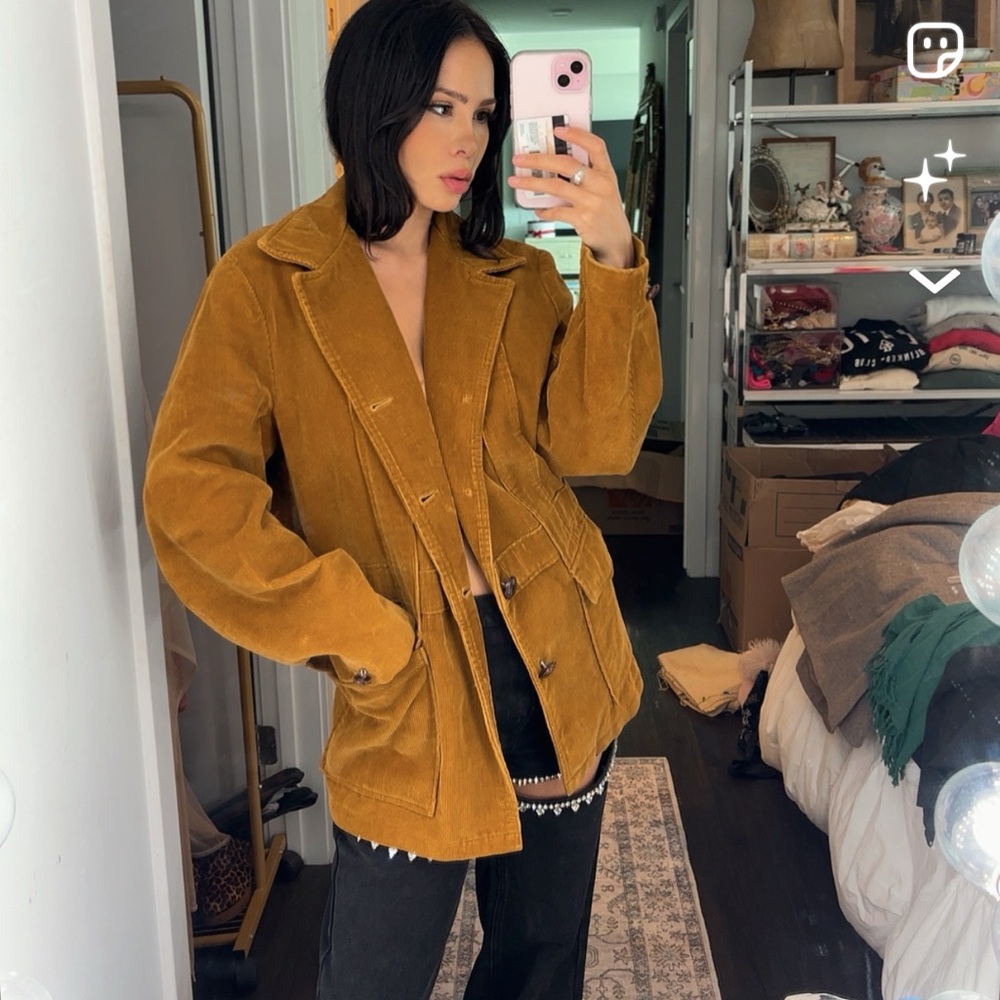 Vntg Silton Corduroy Mustard Jacket